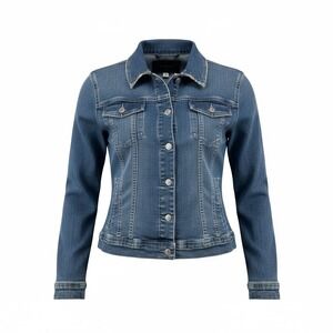 Lincoln Outfitters Denim Jacket Womens XL Blue Medium Wash Stretch Trucker